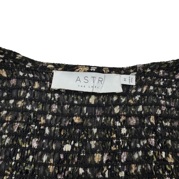ASTR the Label Victoria Black Ditsy Print Dress - Picture 3 of 15